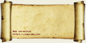 Jana Soknić vizit kartica